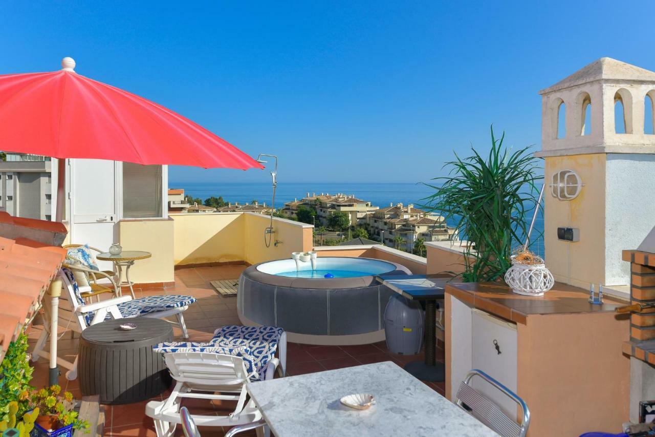 Bluebenalmadena 200Meters From The Beach With Jacuzzi And Rooftop Terrace (Adults Only) Eksteriør bilde
