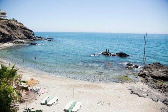 Bluebenalmadena 200Meters From The Beach With Jacuzzi And Rooftop Terrace (Adults Only) Eksteriør bilde